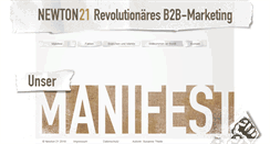 Desktop Screenshot of newton21.de
